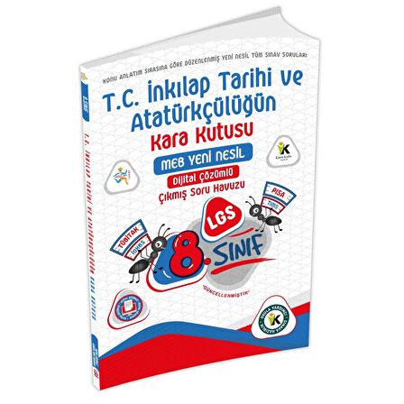 2022 8.Sınıf LGS T.C İnkılap Tarihi ve Atatürkçülüğün  Kara Kutusu Dijital Çözümlü Çıkmış Soru Bankası